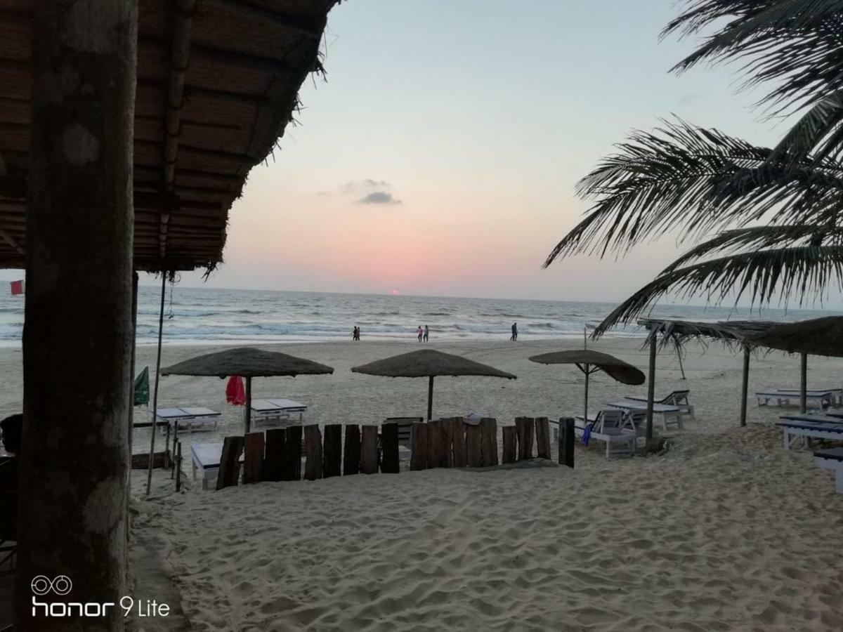 Blue Corner Beach Huts & Restaurant Benaulim Exterior foto